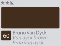 Peinture à l'Huile Divolo Accademia 20 ml. - Brun Van Dyck