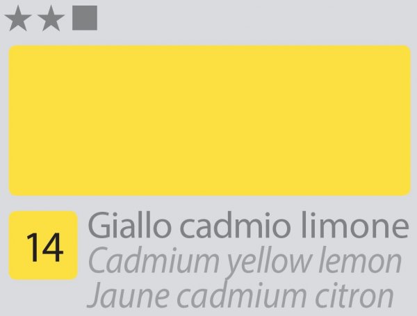 Divolo Accademia Oil Paint 20 ml. - Cadmium Yellow Lemon