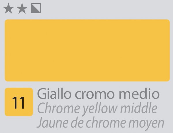 Divolo Accademia Oil Paint 20 ml. - Chrome Yellow Middle
