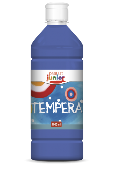 Pentart Tempera Paint 1000 ml. - Blue