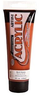 R&L Essentials Acrylic Paint 120 ml. - Burnt Sienna