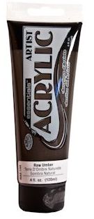 R&L Essentials Acrylic Paint 120 ml. - Raw Umber