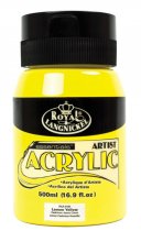 Peinture Acrylique Royal & Langnickel Essentials 500 ml. -  Lemon Yellow