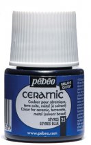 Peinture Ceramic Pébéo 45 ml - 25 Bleu Sèvres