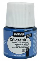 Peinture Ceramic Pébéo 45 ml - 35 Bleu
