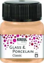 Peinture pour Verre et Porcelaine Kreul Classic 20 ml. Métallisée - Champagne