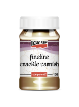Pentart 2-Component Fineline Crackle Varnish 2 x 100 ml.