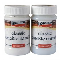Pentart Classic 2-Step Crackle Varnish - 2 x 100 ml.