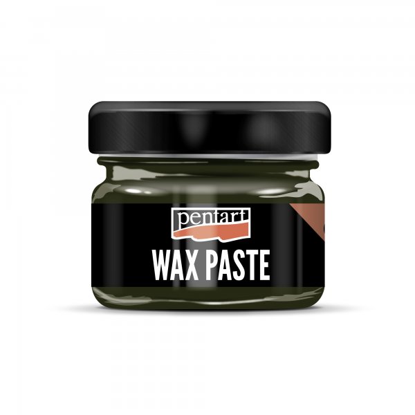 Pentart Coloured Beeswax Wax Paste 20 ml. - Olive