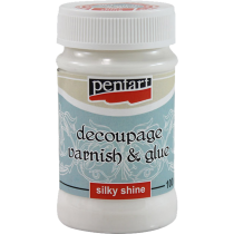 Pentart Decoupage Glue & Silky Varnish 100 ml.