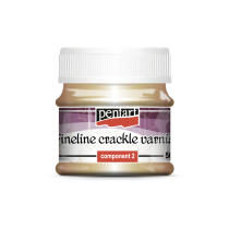 Pentart 2-Component Fineline Crackle Varnish 2 x 50 ml.