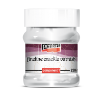 Pentart 2-Component Fineline Crackle Varnish 2x 230 ml.