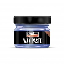 Pentart Gekleurde Bijenwas Waspasta 20 ml. - Metallic Blauw