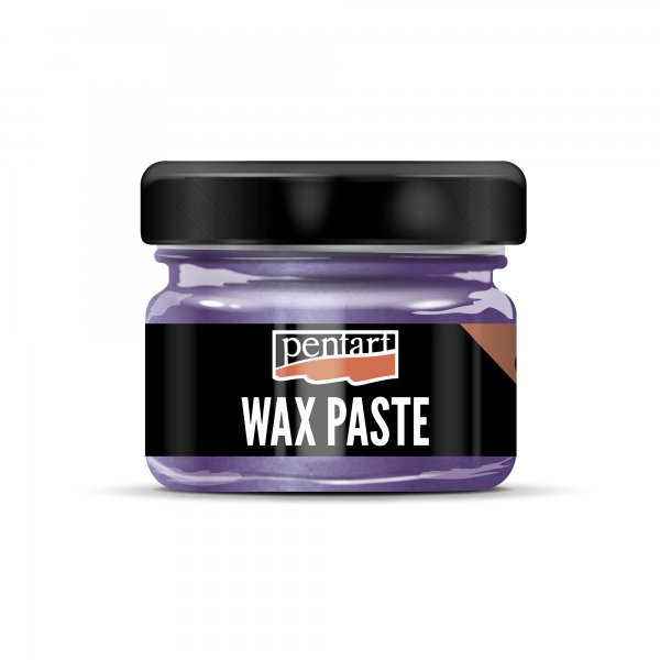 Pentart Coloured Beeswax Wax Paste 20 ml. - Metallic Purple