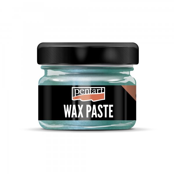 Pentart Coloured Beeswax Wax Paste 20 ml. - Metallic Turquoise