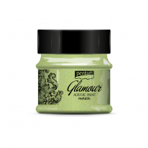Pentart Glamour Metallische Acrylverf 50 ml. - Greenish Gold