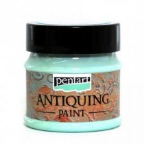 Pentart Peinture Effet Antique 50 ml. - Patina Blue