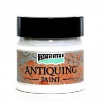 Pentart Peinture Effet Antique 50 ml. - White