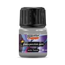 Pentart Glass & Porcelaine Paint 30 ml. - Silver