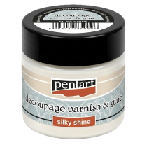 Pentart Serviettenkleber und Lack, Seidenenmatt 50 ml