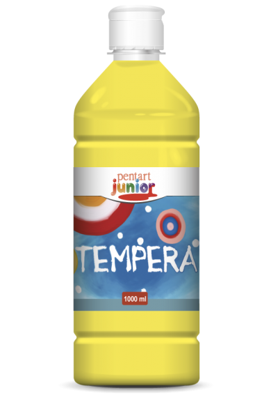 Pentart Tempera Paint 1000 ml. - Yellow