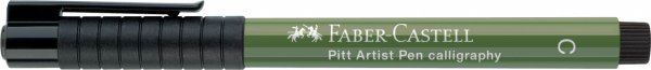 Faber-Castell Pitt Artist Calligraphy Pen - 174 Chromium Green Opaque