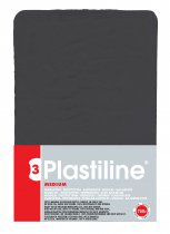 Plastiline Modelling Clay Hardness 55 Medium 750 g. - Black