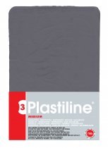 Plastiline Modelling Clay Hardness 55 Medium 750 g. - Dark Grey