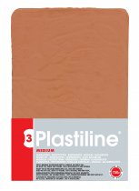 Plastiline Modelling Clay Hardness 55 Medium 750 g. - Red Ochre