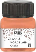 Porzellanmalfarbe Kreul Glass & Porcelain 20 ml. - Chalky Terracotta Earth