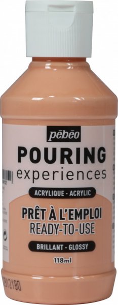 Pouring Experiences Glossy Acrylic 118 ml. - Pink Beige