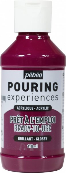 Pouring Experiences Glossy Acrylic 118 ml. - Deep Magenta