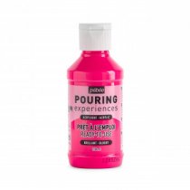 Pouring Experiences Glossy Acrylic 118 ml. - Fluorescent Pink