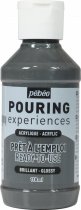 Pouring Experiences Glänzende Acrylfarbe 118 ml - Grau