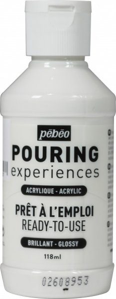 Pouring Experiences Glossy Acrylic 118 ml. - Titanium White