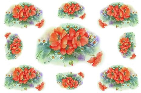 Printed Decoupage Rice Paper 43 x 32 cm - 295