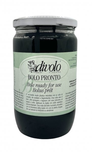 Ready to Use Gilder's Clay (Bole) with Rabbit's Glue 700 ml. - Black