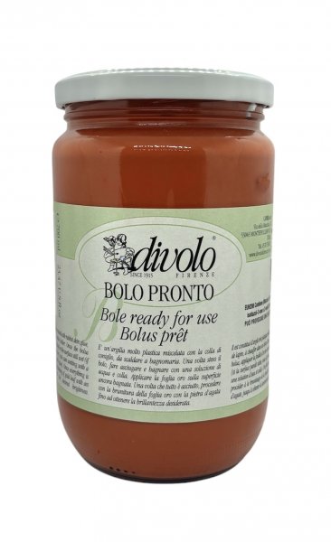 Ready to Use Gilder's Clay (Bole) with Rabbit's Glue 700 ml. - Red