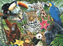 R&L Artist Canvas A3 - Zoo Montage