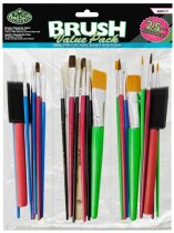 R&L Assorted Brush Set - 25 Pack