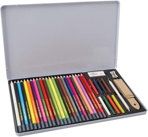 R&L Colour Pencil Drawing Set - 36 Pack