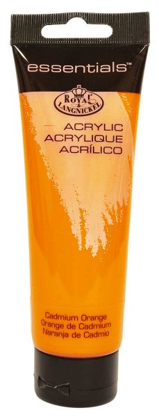 R&L Essentials Acrylic Paint 120 ml. - Cadmium Orange