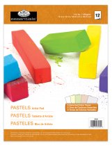 R&L Pastel 5 Colour Artist Pad 180 gsm. A4 - 12 Sheets