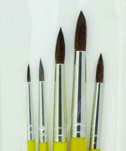 R&L Camel Hair Brush Set No.9121 - 5 Pack