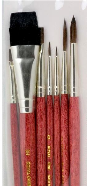 R&L Sable Hair Professional Brush Set No.9151 - 7 Pack