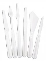 R&L Plastic Painting Knives Set - 6 Pack