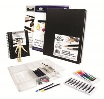 R&L Studio Complete Sketch & Draw Art Set - 66 Pack