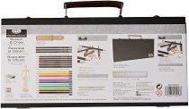 R&L Wooden Box Sketch & Draw Beginners Art Set - 32 Pack
