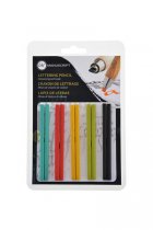 Round Mixed Colour 5.5 mm. Lead Set - 10 Pack