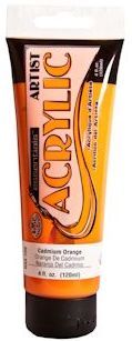 R&L Essentials Acrylic Paint 120 ml. - Cadmium Orange